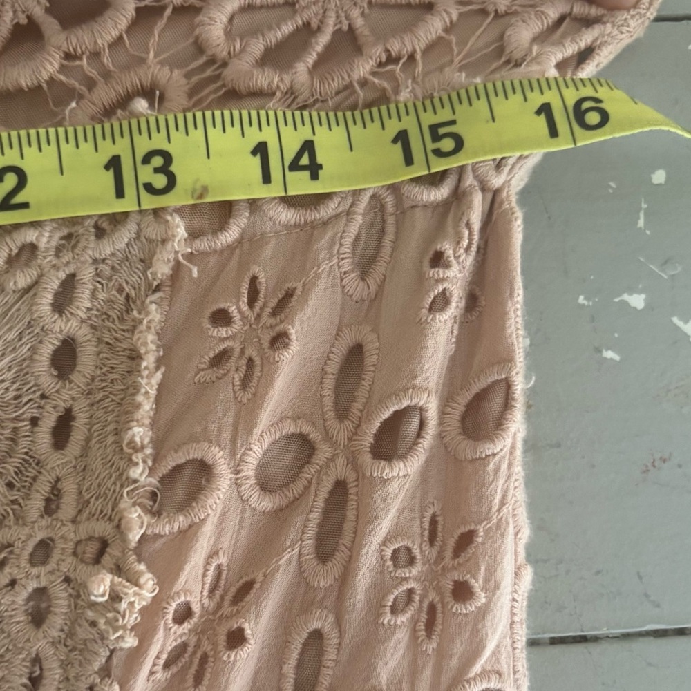 FP ONE free people Yesenia Jumpsuit Crotchet SIZE SMALL - Picture 4 of 8
